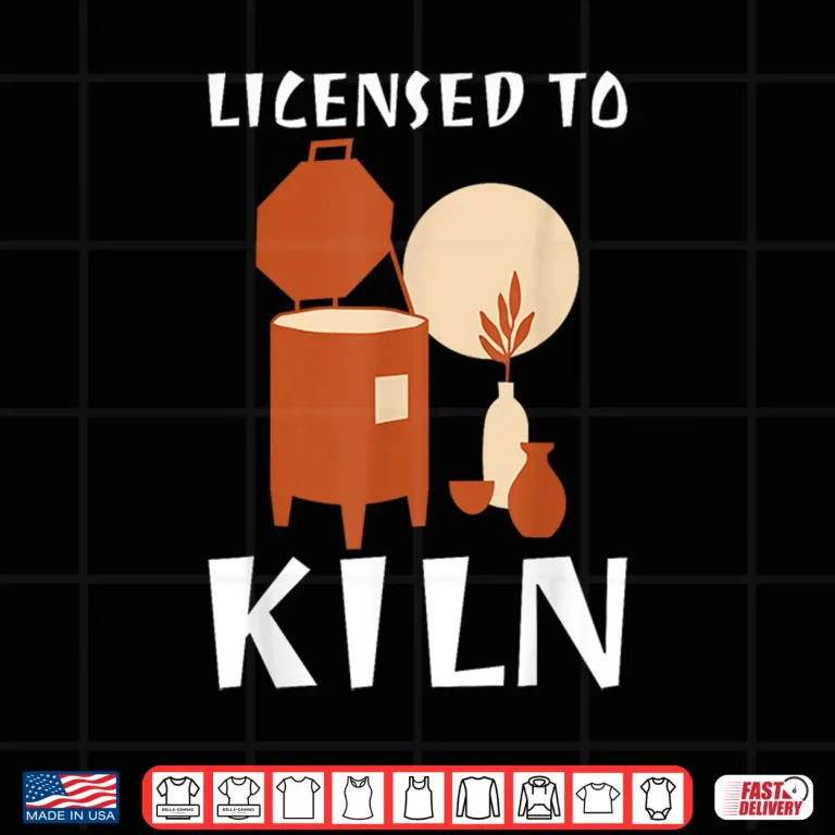 Design Professional Humor Licensed To Kiln Pottery Modern Graphic Shirt