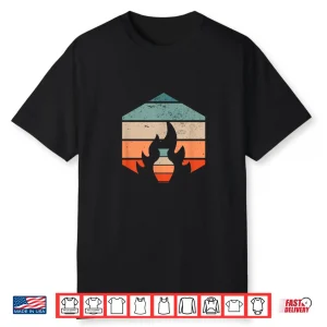 Art Teacher Vintage Pottery Kiln Ceramics Pottery Lover Retro Shirt