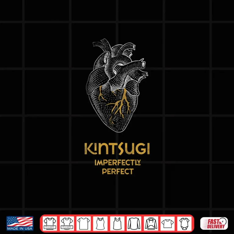 Design Japanese Repair Perfect Kintsugi Pottery Golden Heart Professional Shirt