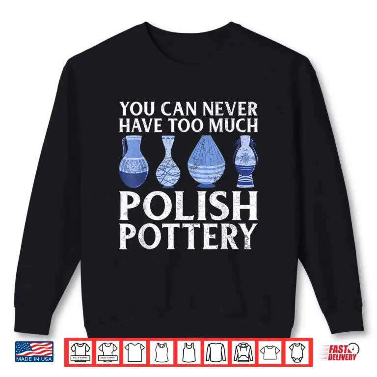 Sweatshirt Professional Aesthetic Polish Pottery Modern Graphic Statement Shirt