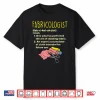 Definition Professional Fabricologist Sewing Quilter Sewer Gift Shirt