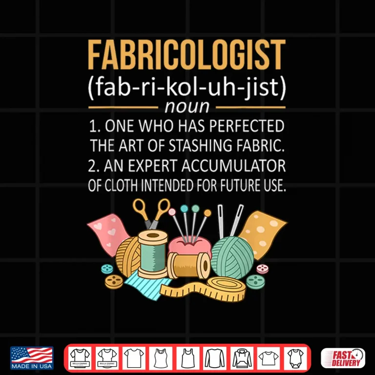 Design Facts Graphic Fabricologist Quilter Quilting Sewer Sewing Shirt
