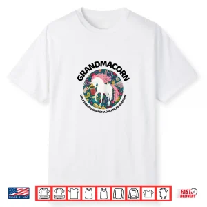 Grandmacorn Unicorn Design Grandma Sewing Professional Modern Gift Shirt