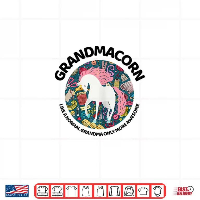 Design Grandmacorn Unicorn Design Grandma Sewing Professional Modern Gift Shirt