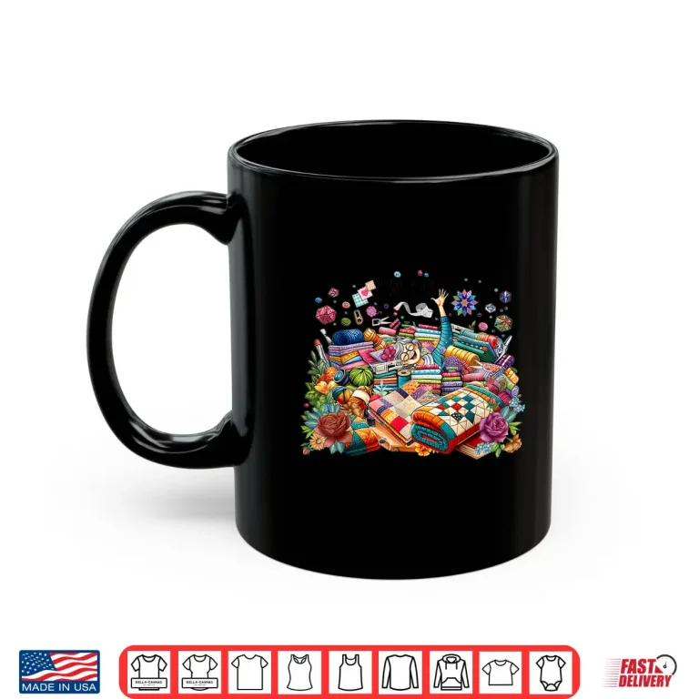 Mug Im Ok Hand Fabric Funny Quilting Quilter Sewer Sewing Shirt
