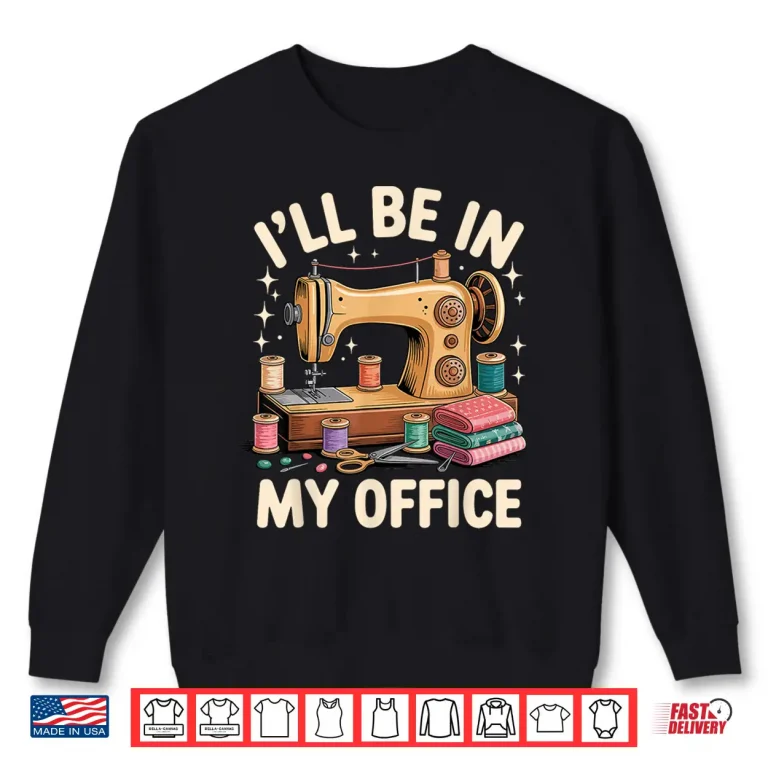 Sweatshirt Professional Art Cat Quilt Sewing Quilter Modern Humor Shirt