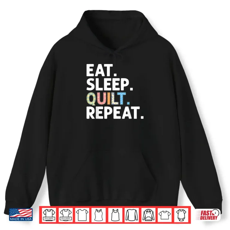 Hoodie Professional Art Quilt Quilter Quilting Lover Modern Graphic Shirt