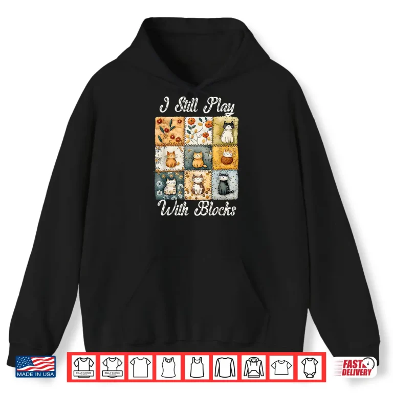 Hoodie Professional Art Sewing Quilting Cat Quilting Lover Modern Humor Shirt