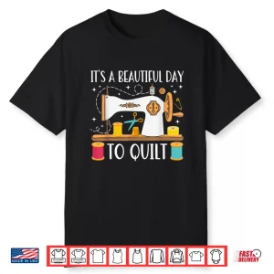 Professional Design Quilting Sewing Fabric Quilt Quilter Modern Shirt