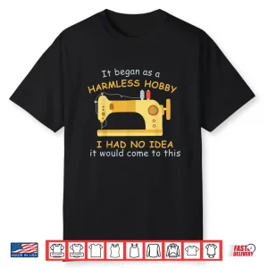 Professional Hobby Sewing Machine Sewer Quilter Modern Gift Shirt