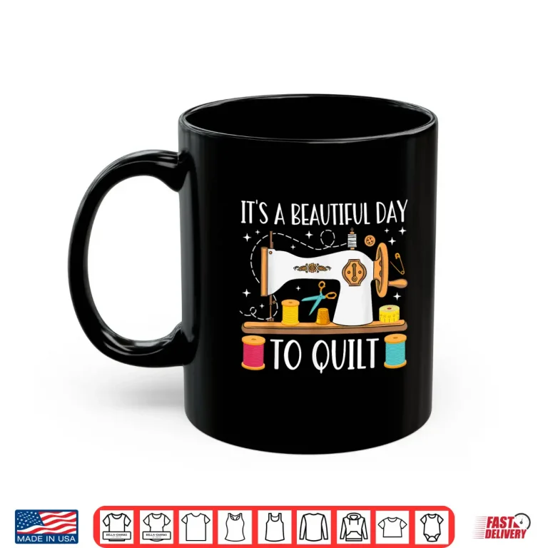 Mug Professional Design Quilting Sewing Fabric Quilt Quilter Modern Shirt