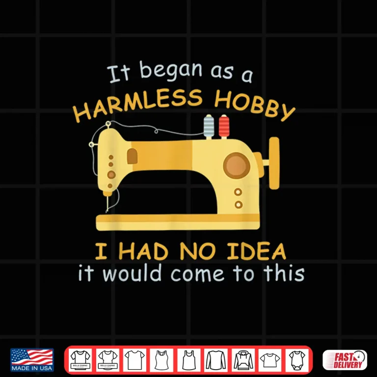 Design Professional Hobby Sewing Machine Sewer Quilter Modern Gift Shirt