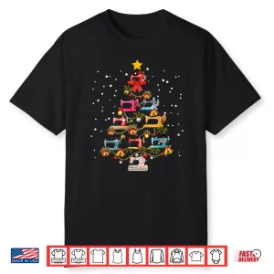 Christmas Tree Ornament Sewing Machine Holiday Professional Graphic Shirt