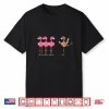 Loves Sewing Machine Quilting Flamingo Professional Modern Graphic Shirt