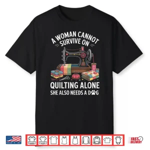 Professional Athletic Quilting And Dogs Quilter Quilt Humor Shirt