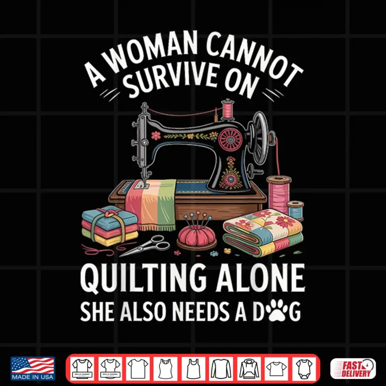 Design Professional Athletic Quilting And Dogs Quilter Quilt Humor Shirt