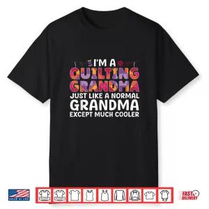 Professional Design Quilt Sewing Quilter Grandma Modern Graphic Apparel Shirt