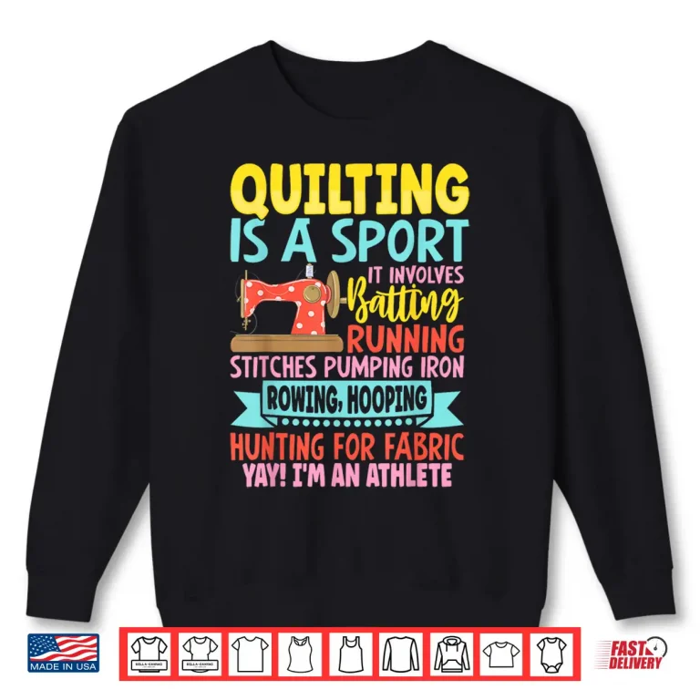 Sweatshirt Professional Design Sewing Quilter Modern Graphic Apparel Shirt