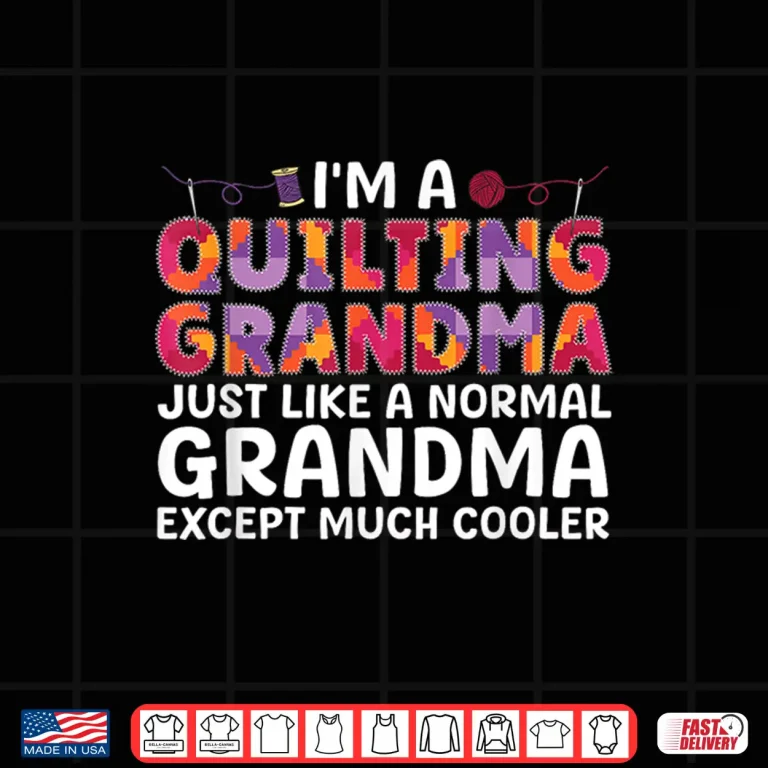 Design Professional Design Quilt Sewing Quilter Grandma Modern Graphic Apparel Shirt