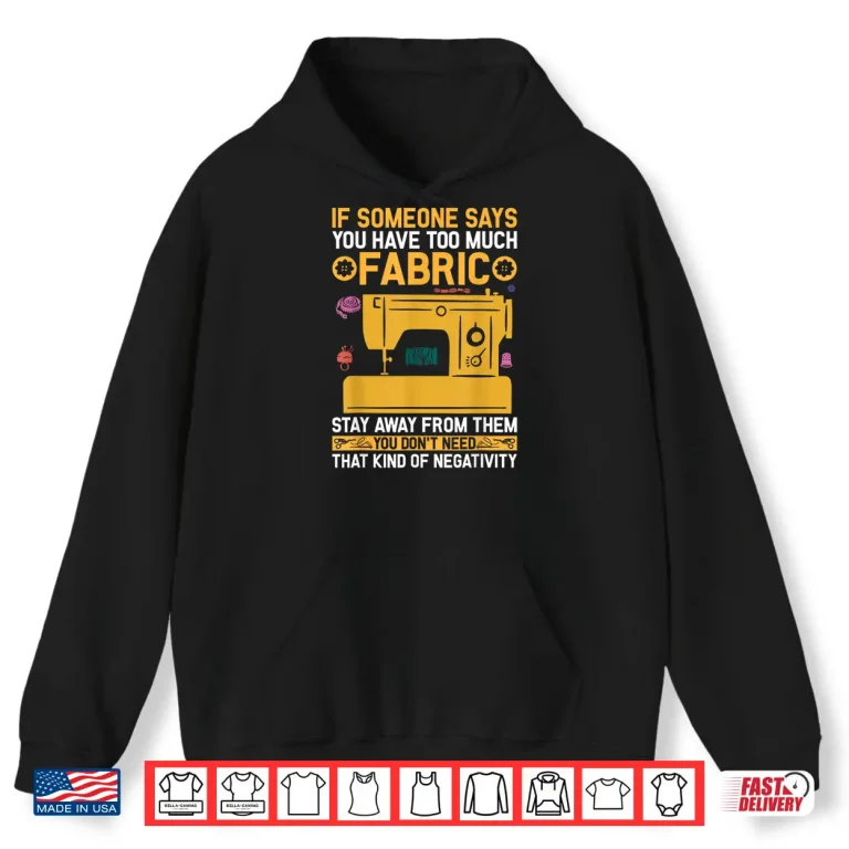 Hoodie Professional Novelty Sewing and Quilting Lover Sewer Quilters Shirt