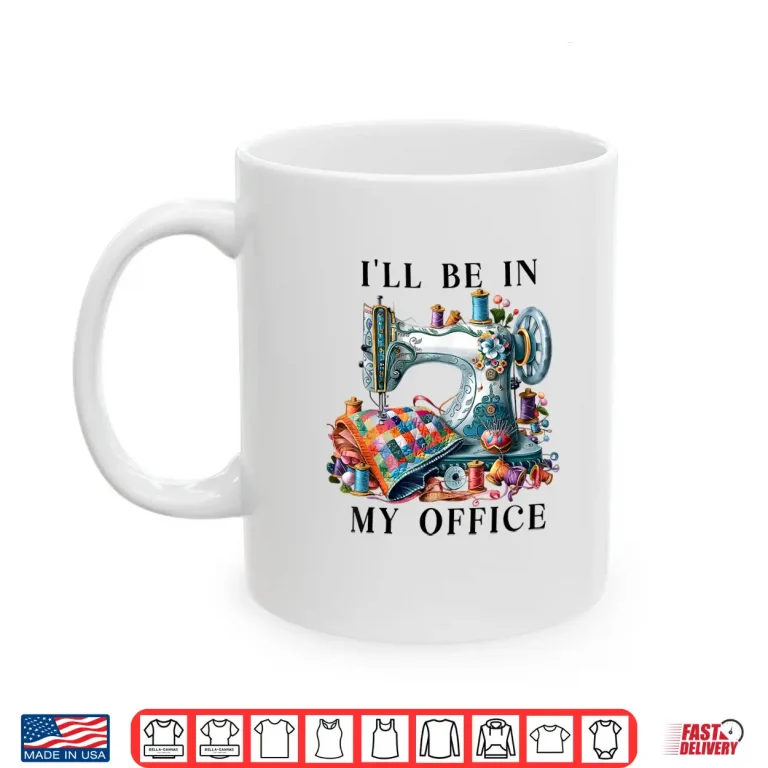 Mug Professional Minimalist Sewing Modern Office Graphic Apparel Shirt
