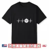 Heartbeat Pulse Cross Stitch Cross Stitching Professional Graphic Shirt