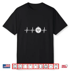 Heartbeat Pulse Cross Stitch Cross Stitching Professional Graphic Shirt