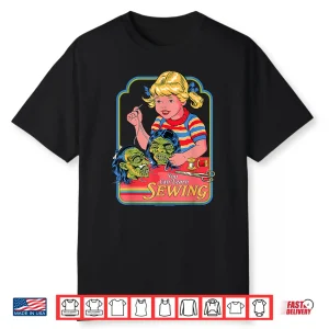 Professional Adult Humor Learn Sewing Sarcastic Retro Vintage Shirt