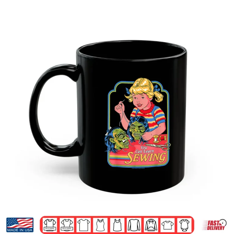 Mug Professional Adult Humor Learn Sewing Sarcastic Retro Vintage Shirt