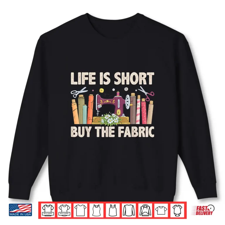 Sweatshirt Professional Aesthetic Quilter Sewer Sewing Fabric Modern Graphic Shirt