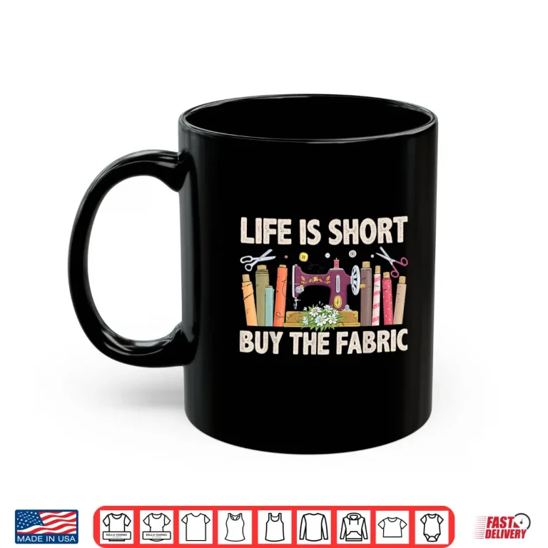 Mug Professional Aesthetic Quilter Sewer Sewing Fabric Modern Graphic Shirt