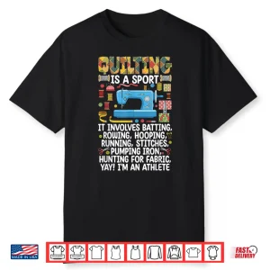 Professional Art Quilt Lover Sewing Quilter Modern Humor Funny Shirt