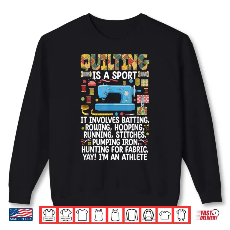 Sweatshirt Professional Art Quilt Lover Sewing Quilter Modern Humor Funny Shirt