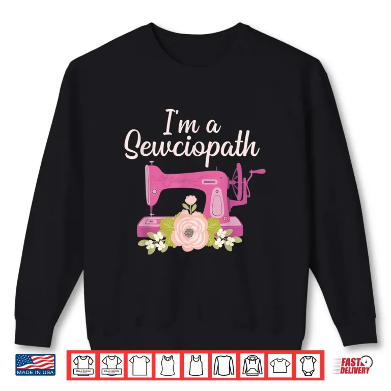 Sweatshirt Professional Art Seamstress Tailor Sewing Quilting Modern Graphic Shirt