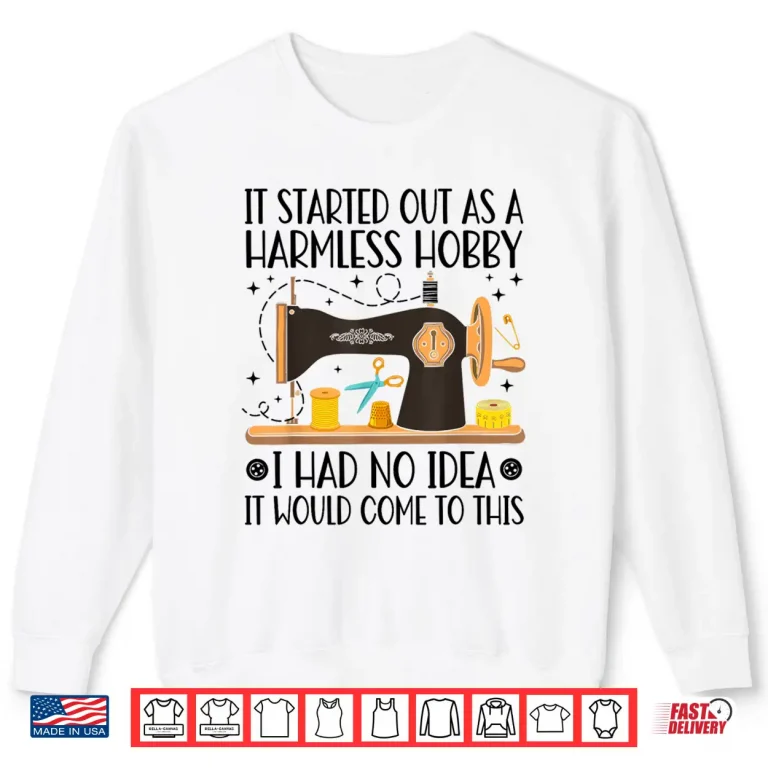 Sweatshirt Professional Design Quilting Sewing Fabric Sewer Quilter Modern Shirt