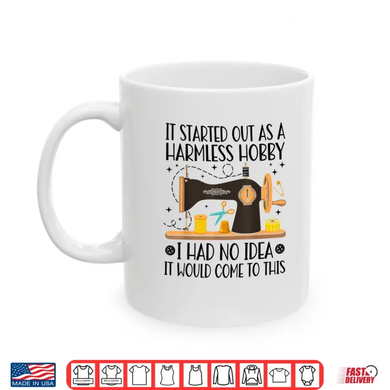 Mug Professional Design Quilting Sewing Fabric Sewer Quilter Modern Shirt