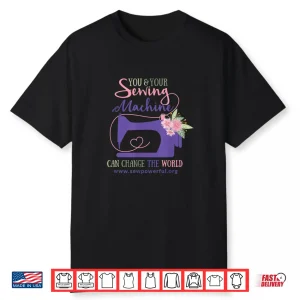 Professional Minimalist Sewing Machine Modern Graphic Apparel Shirt