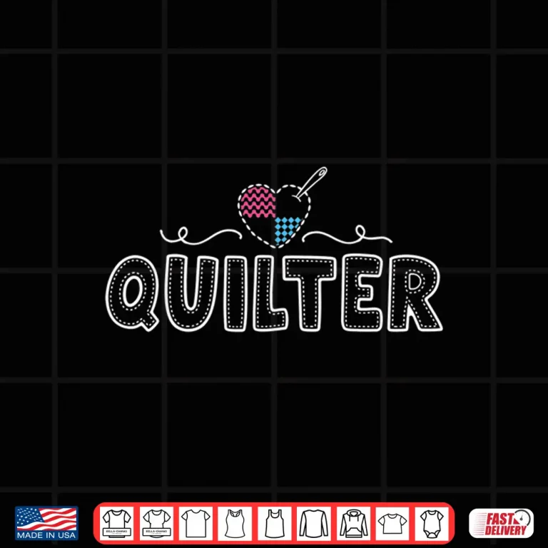 Design Professional Gift Quilting Love Quilt Sewing Modern Graphic Apparel Shirt
