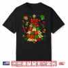 Christmas Tree Patchwork Quilting Quilter Sewing Holiday Graphic Shirt
