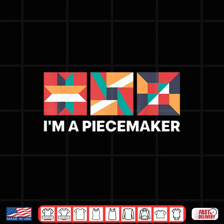 Design Professional Art Piecemaker Quilt Sewing Modern Graphic Apparel Shirt