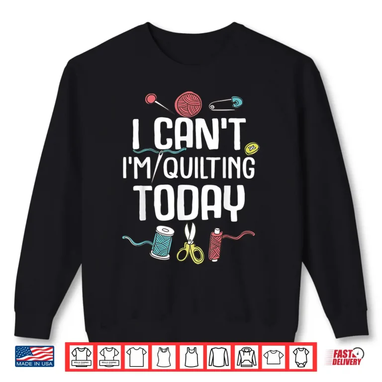 Sweatshirt Professional Gift Quilt Sewing Quilter Lovers Modern Graphic Shirt