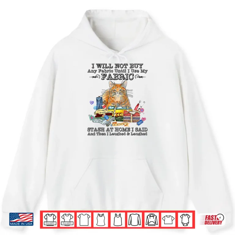 Hoodie Professional Sayings Cat Quilting Sewing Sewer and Quilter Humor Shirt