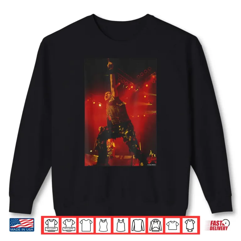 Sweatshirt Andy Willsher Iron Maiden Bruce Dickinson Live Music Shirt
