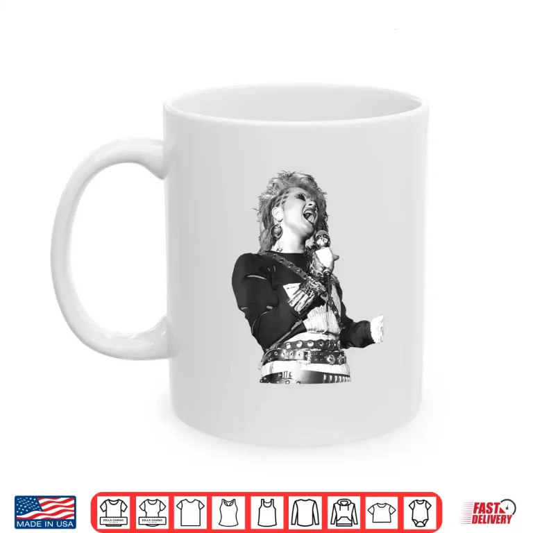 Mug Allan Ballard Singer Cyndi Lauper Live Professional Music Shirt