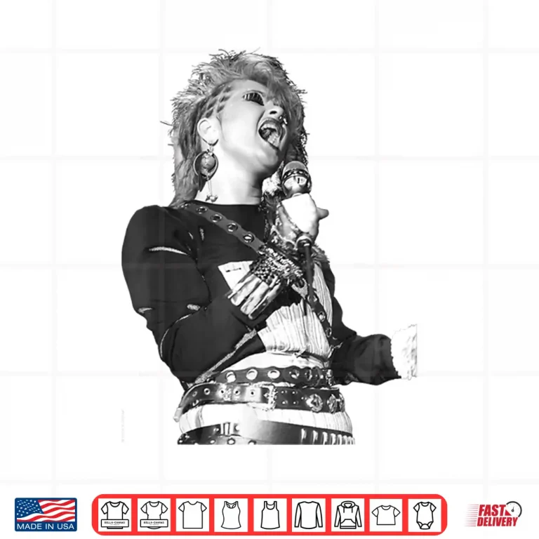 Design Allan Ballard Singer Cyndi Lauper Live Professional Music Shirt
