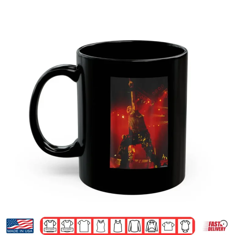Mug Andy Willsher Iron Maiden Bruce Dickinson Live Music Shirt