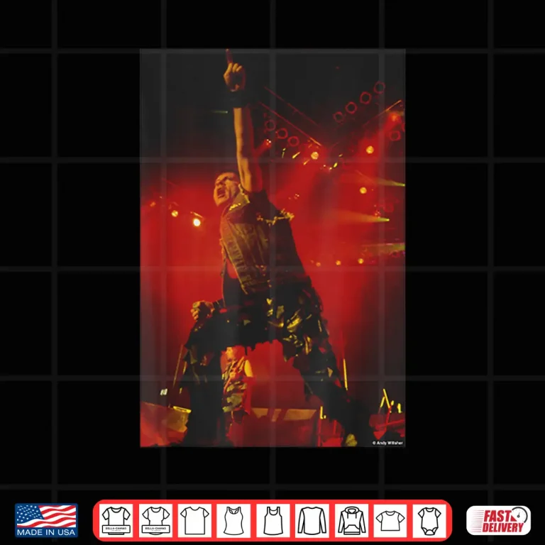 Design Andy Willsher Iron Maiden Bruce Dickinson Live Music Shirt