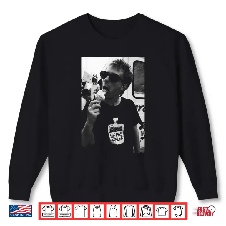 Sweatshirt Andy Willsher Radiohead Thom Yorke The Bends Era Music Shirt
