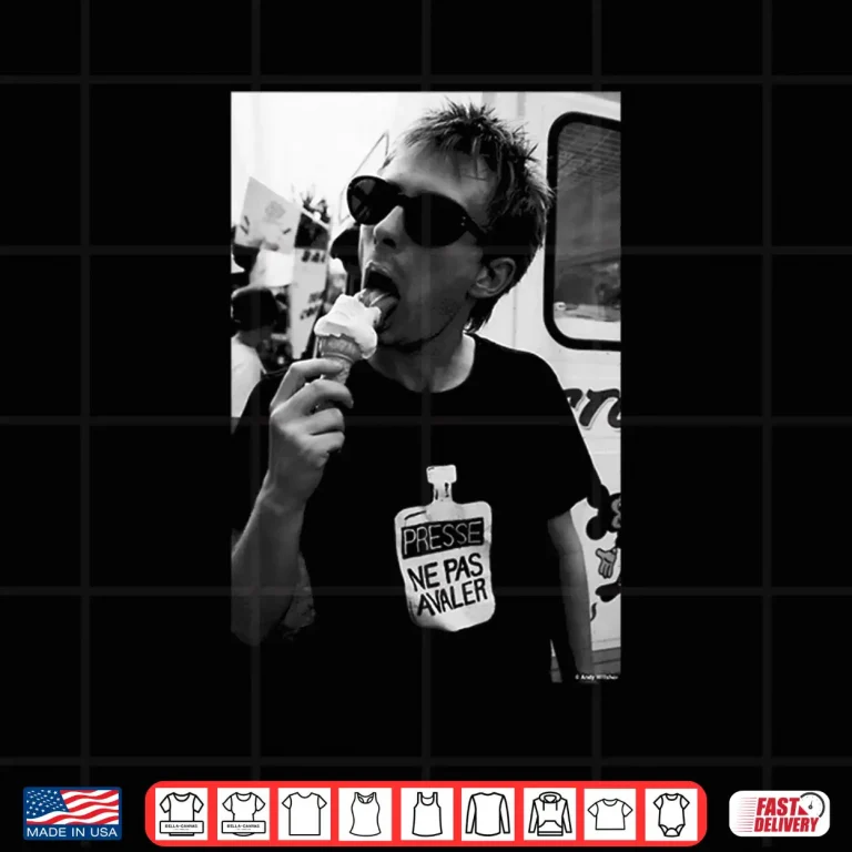 Design Andy Willsher Radiohead Thom Yorke The Bends Era Music Shirt