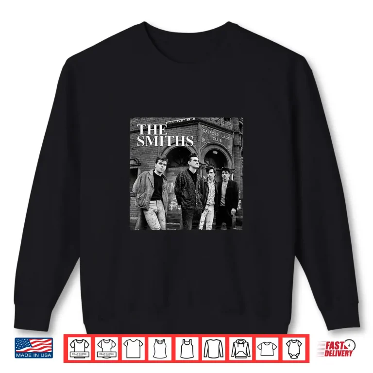 Sweatshirt Band Photo Shoot The Smiths Salford Lads Club Music Graphic Shirt